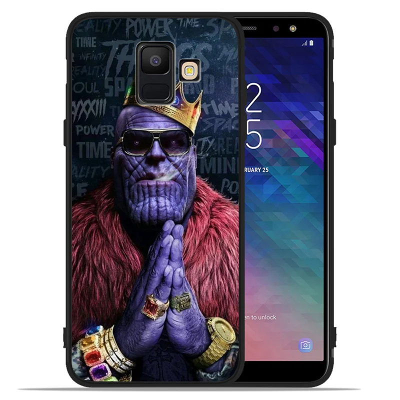 С подвесками в виде милых с принтами "Marvel", "Мстители", Groot для samsung Galaxy A9 A8 A7 A6 A5 A3 J3 J4 J5 J6 J8 плюс чехол для телефона чехол Coque Etui - Цвет: H0284