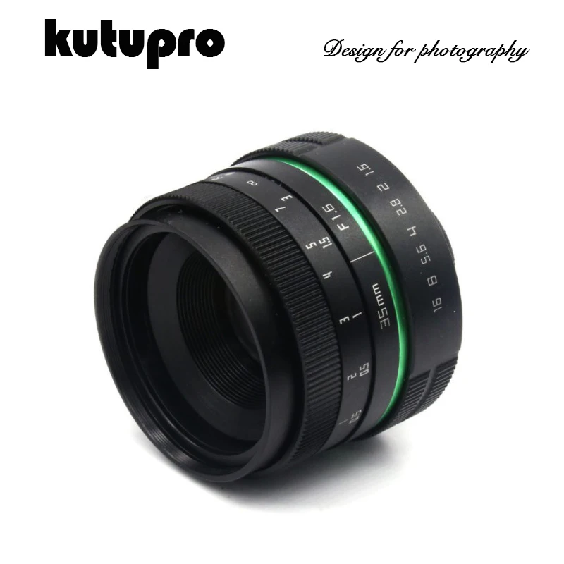 35 мм F1.6 ручной широкоугольный объектив Prime Len+ C-NEX/NX/M4/3 макро объектив для Canon Nikon sony Fujifilm Pentax samsung LumixSLR камера