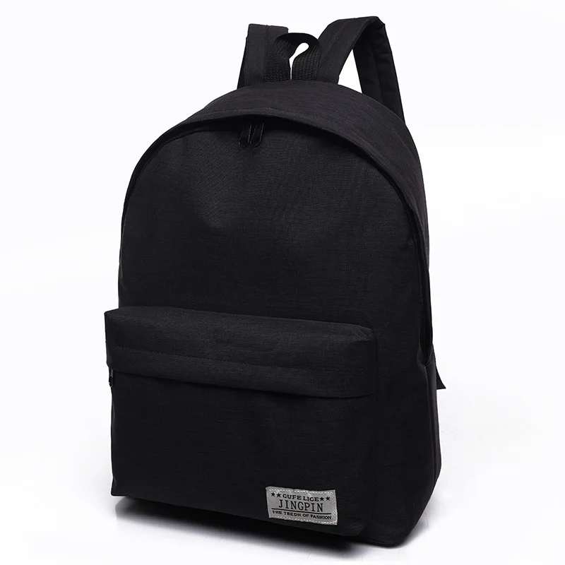 2019 Fashion Backpack Purse Student College Canvas Daypack Men Women Black High Quality Brand Laptop Shoulder School Book Bags