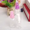 Nueva 1 piezas Mini plástico vacío botellas transparentes del aerosol del atomizador del Perfume maquillaje envase cosmético de la muestra ► Foto 2/6