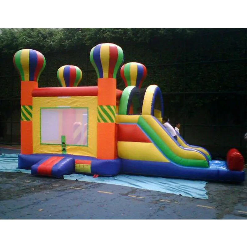

Playground kids slide Inflatable bounder castle with slide