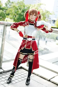 

anime Sword Art Online SAO Silica cosplay costumes cos animal Tamers Keiko Ayano Silica Red Uniform brand new
