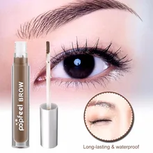 POPFEEL профессиональная тушь для бровей, крем водостойкий стойкий гель-краска для бровей с кистью для бровей