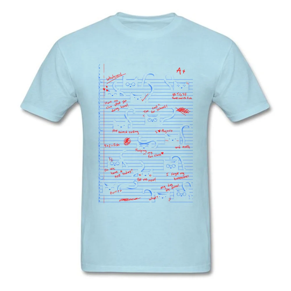 Family Tshirts Coupons Round Neck Fuzzy Homework Pure Cotton Men Tops Shirt Casual Short Sleeve Top T-shirts Drop Shipping Fuzzy Homework light
