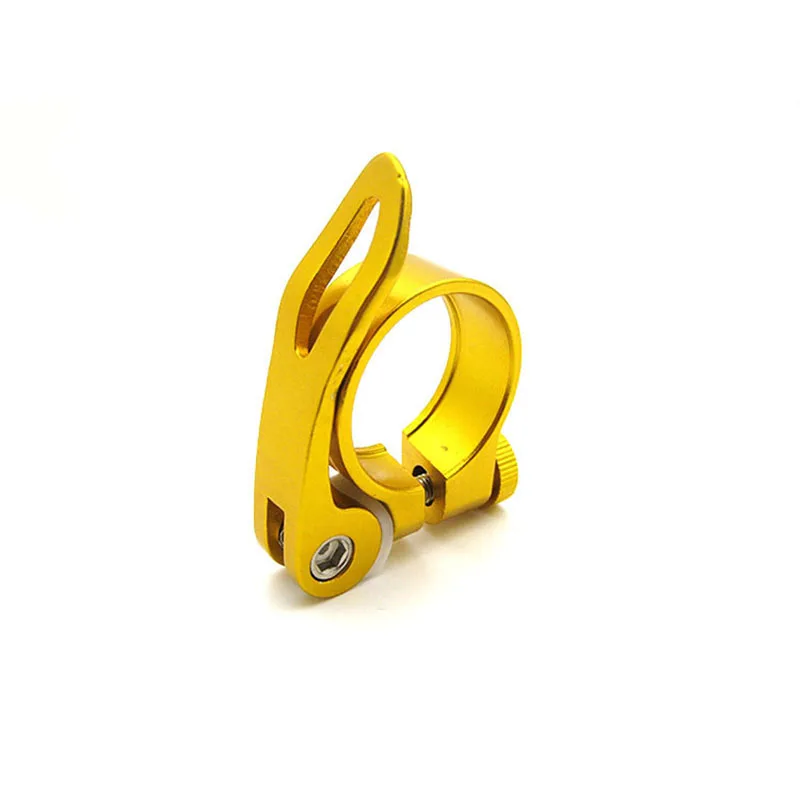 

34.9mm Seatpost Clamp Quick Release Bicycle Saddle Seatpost Clamp Seatpost Mount Clip Holder for Mountain Road Cycling Bike BMX