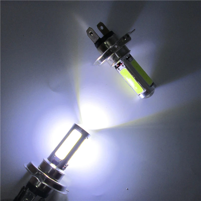 2 шт. Автомобильные светодиодные лампы H4 COB 25 Вт 12 в 1000 лм|lamp outlet|lampe led rechargeableled low