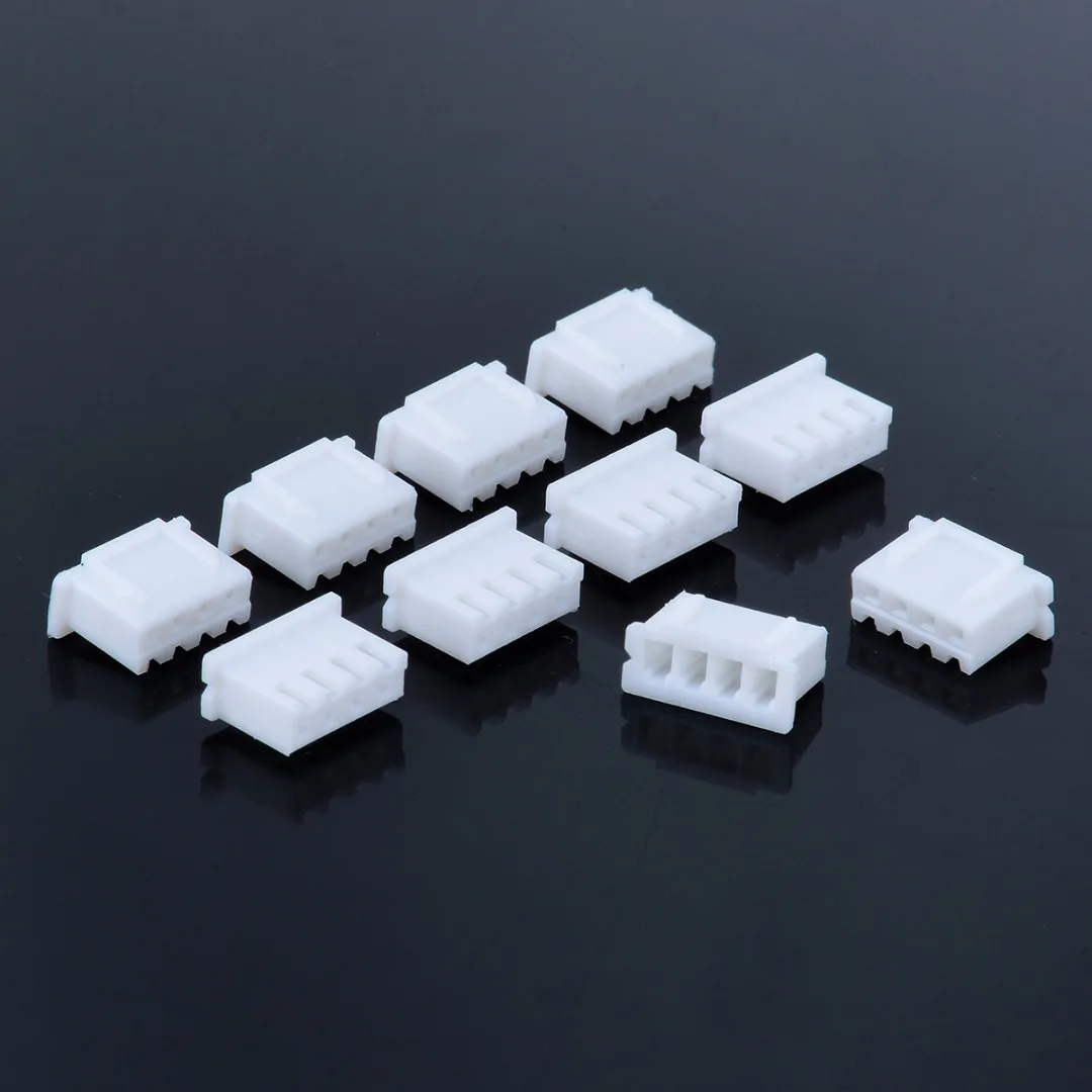 40 Set 2p 3p 4p 5 pin Wire Terminal Pin 2.54mm Pitch Terminal Housing Header PCB Wire Connector Mayitr