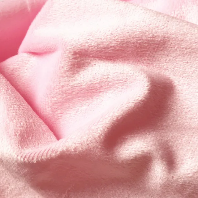 Multi Colors 1mm Soft Minky Fleece Fabric Polyester Fleece Brushed