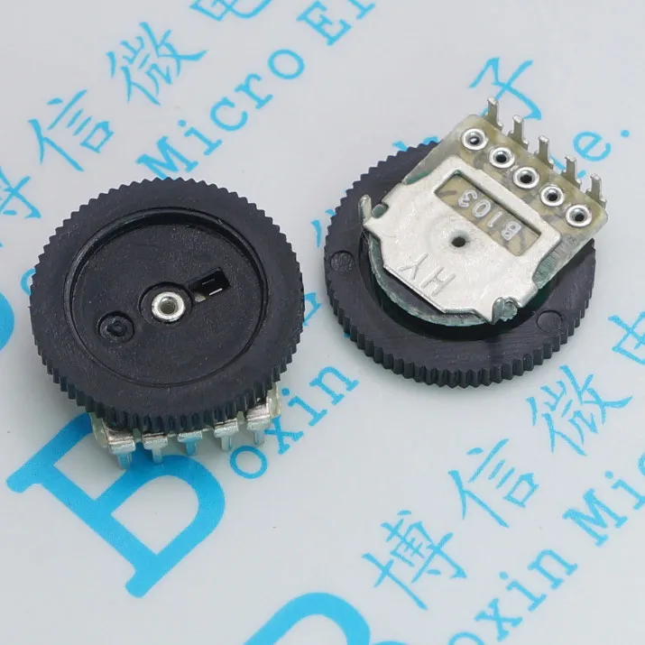 Free shipping 100PCS double gear B103 10K potentiometer 16 * 2MM double