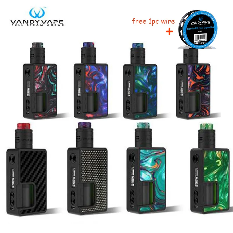 Новые цвета оригинальный Vandy Vape PULSE X BF комплект стандартная версия 90 Вт Pulse MOD с 8 мл