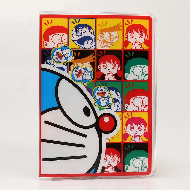 ПВХ мультфильм дорожные аксессуары Обложка для паспорта с размером 5.5 ''* 3.8''-Doraemon