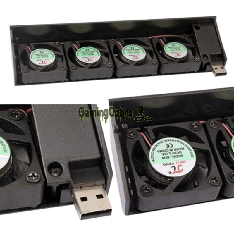

Deluxe USB QUIET COOLING COOLER FAN 4 Port FOR SONY PLAYSTATION 3 PS3 Colsole