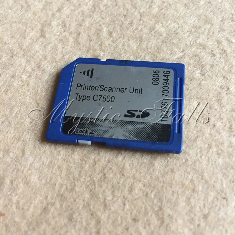

1X Type C7500 SD Card Printer/Scanner Unit SD Card for Ricoh Aficio MPC7500