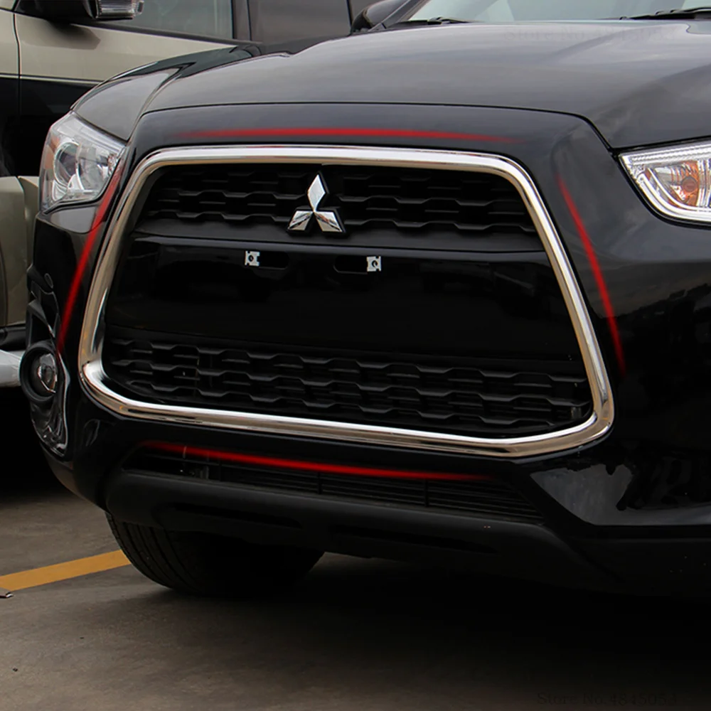 AITWATT для Mitsubishi ASX 2013 2014 2015 ABS Хромированная внешняя Передняя средняя решетка