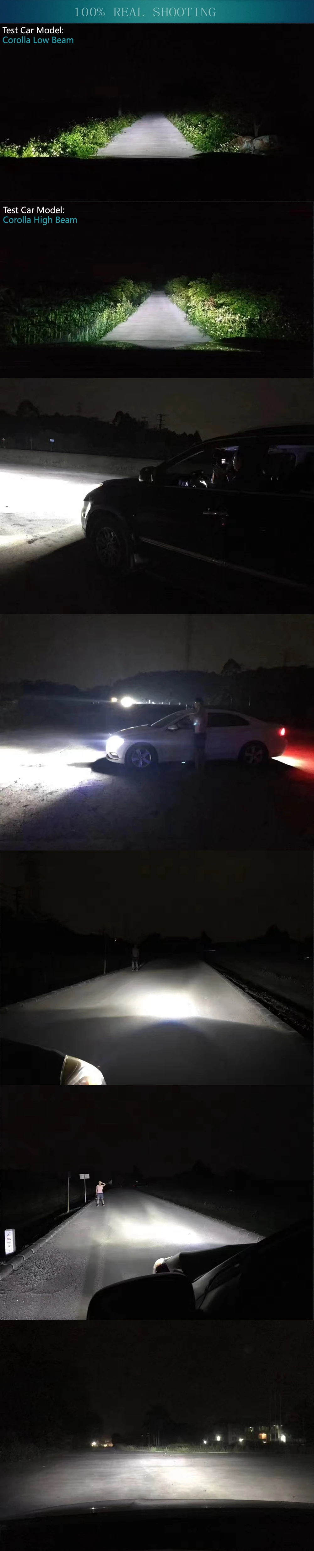 Ossen 2017 Newest H7 LED Headlight Bulbs 60W 9600LM Automobiles Car Headlights 6000K Xenon White 12V 24V Auto Lamp H1 H3 H4 H11 T5