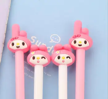 

24pcs Korea Funny Melody Kuma Bear Black Gel Ink Writing Pens Office Study Materials Kids Birthday Takeaways School Party Favor