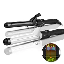 220 В 22-32 мм керамические электрические щипцы для завивки волос, хорошее качество, профессиональные щипцы для завивки волос, ЖК-дисплей, сделай сам, стиль волос, управление ЕС/Австралия/Великобритания