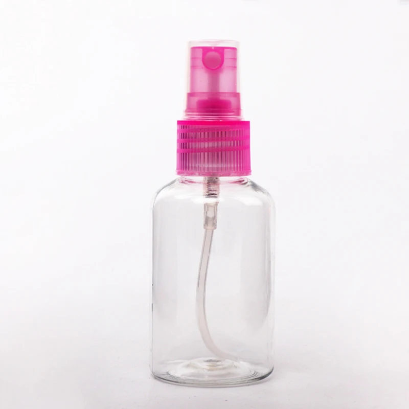 6 шт. портативные дорожные прозрачные косметические пластиковые спрей-бутылки инструменты для макияжа белый/розовый перманентные аксессуары для макияжа