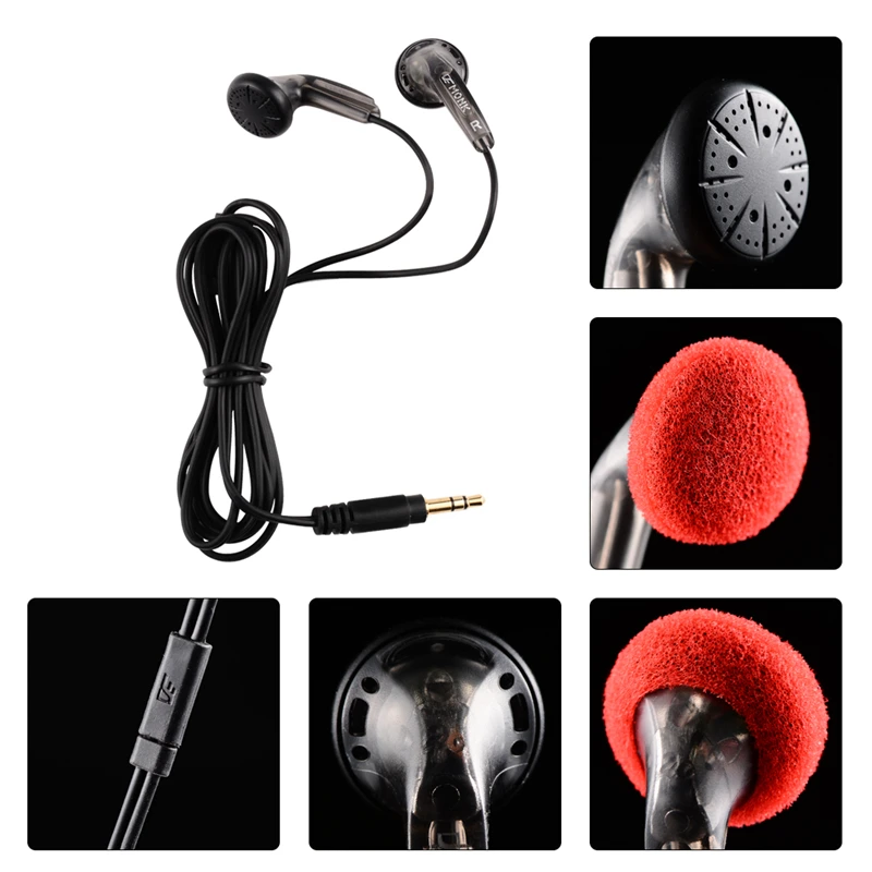 OLLIVAN Sports Earphone Flat Head Earbuds VE Monk Plus Earphones Stereo Bass Headset for Iphone XiaoMi Samsung Huawei all Phones