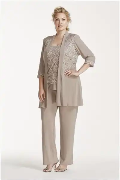 plus size wedding pantsuits