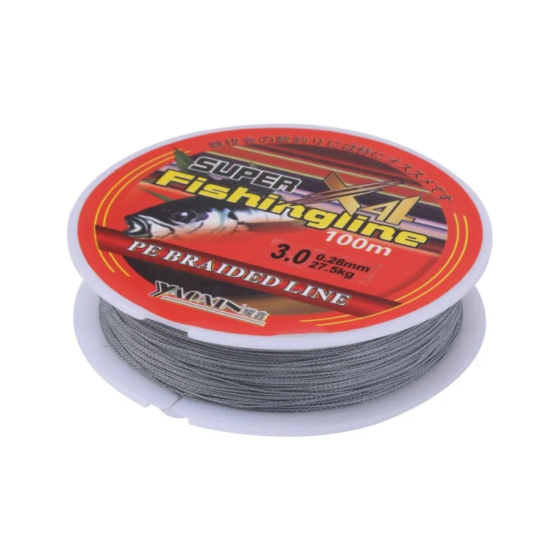 

Fishing line 4 Strands 0.10 ~ 0.50MM 6-60LB Strong PE Braided Fishing Line for Sea Fishing 100m Line