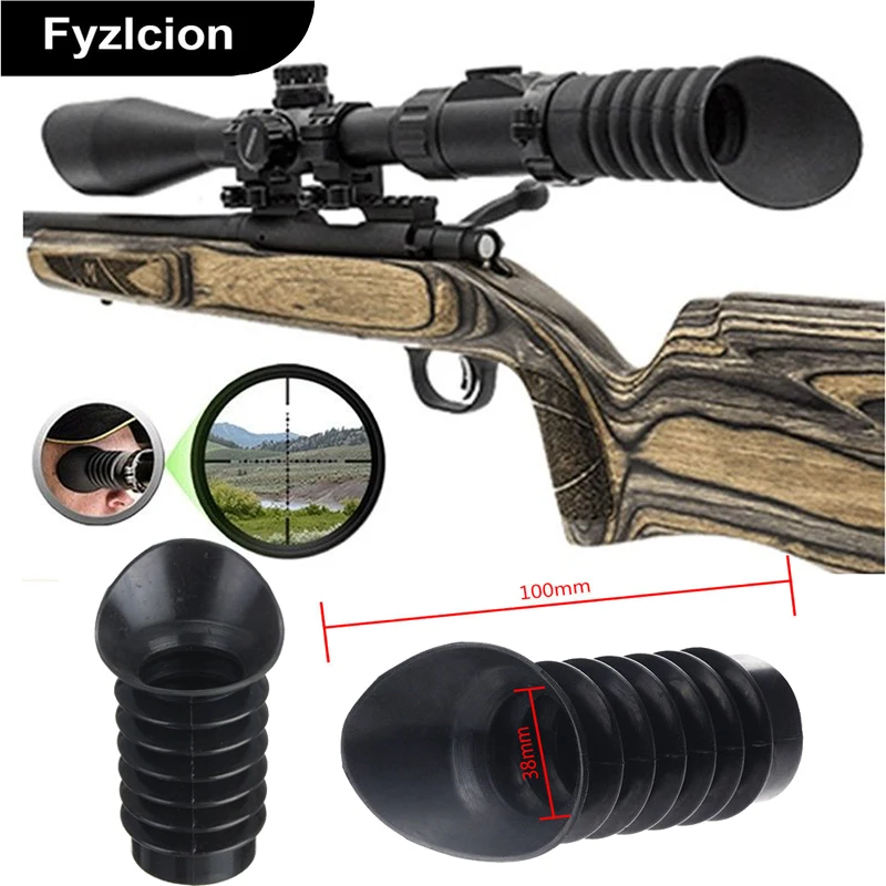 Flexible Rubber Eye Protector 38mm Ocular Rubber Eye Protector Cover