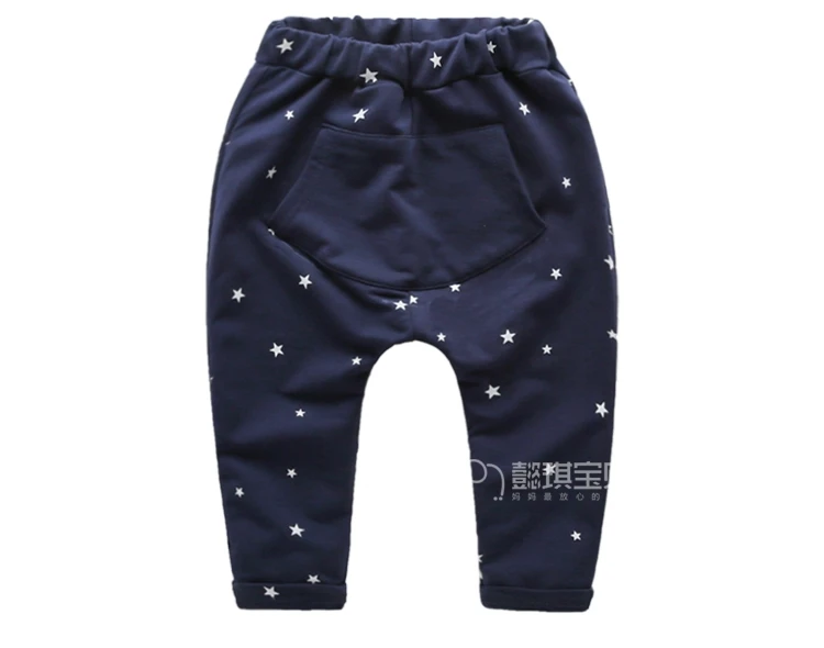 Детские штаны г., весенние штаны с принтом звезды для маленьких мальчиков штаны-шаровары, брюки для детей