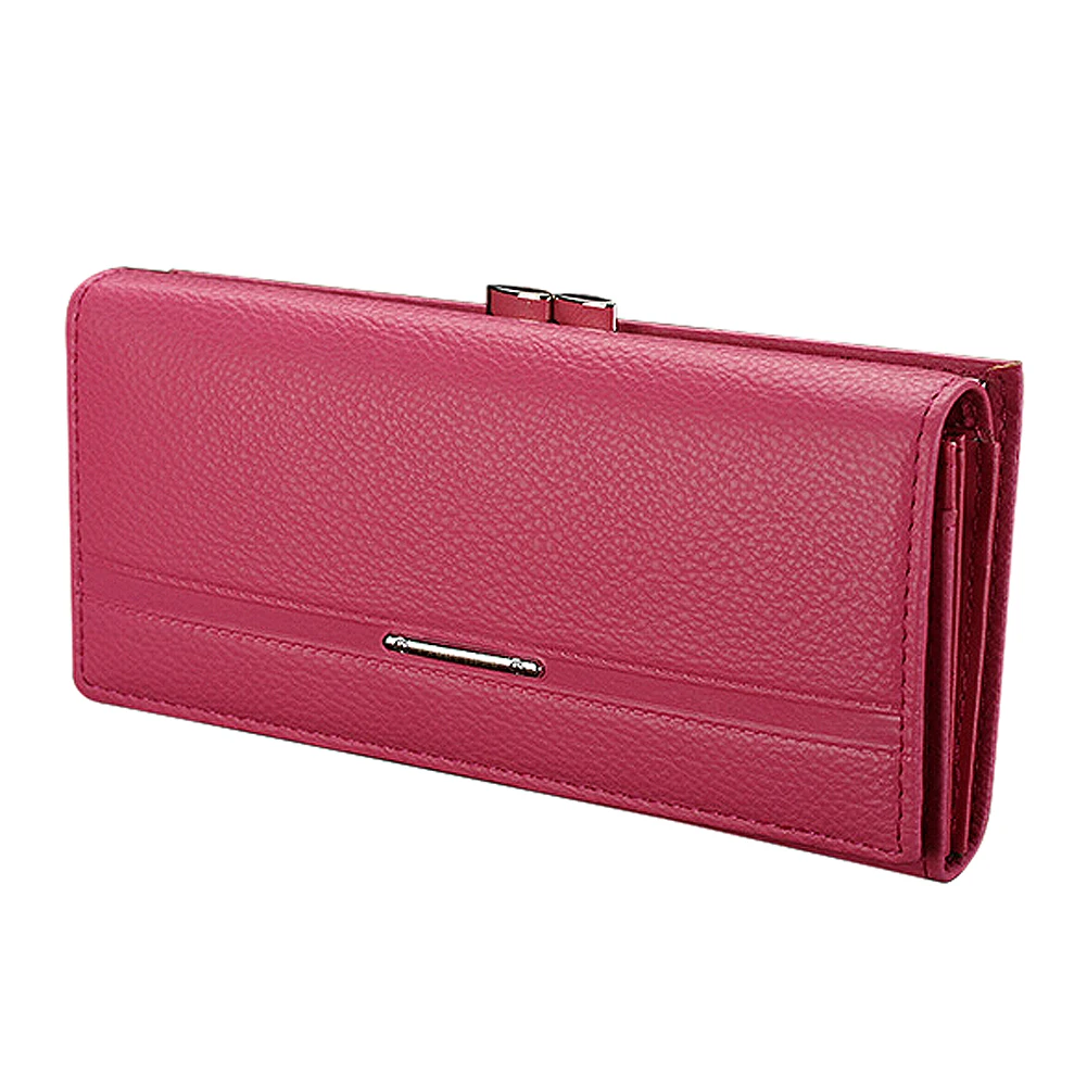 

New Women purse Brand Design Solid hasp cluth PU Leather Wallet Women Wallets And Purses Portefeuille Femme