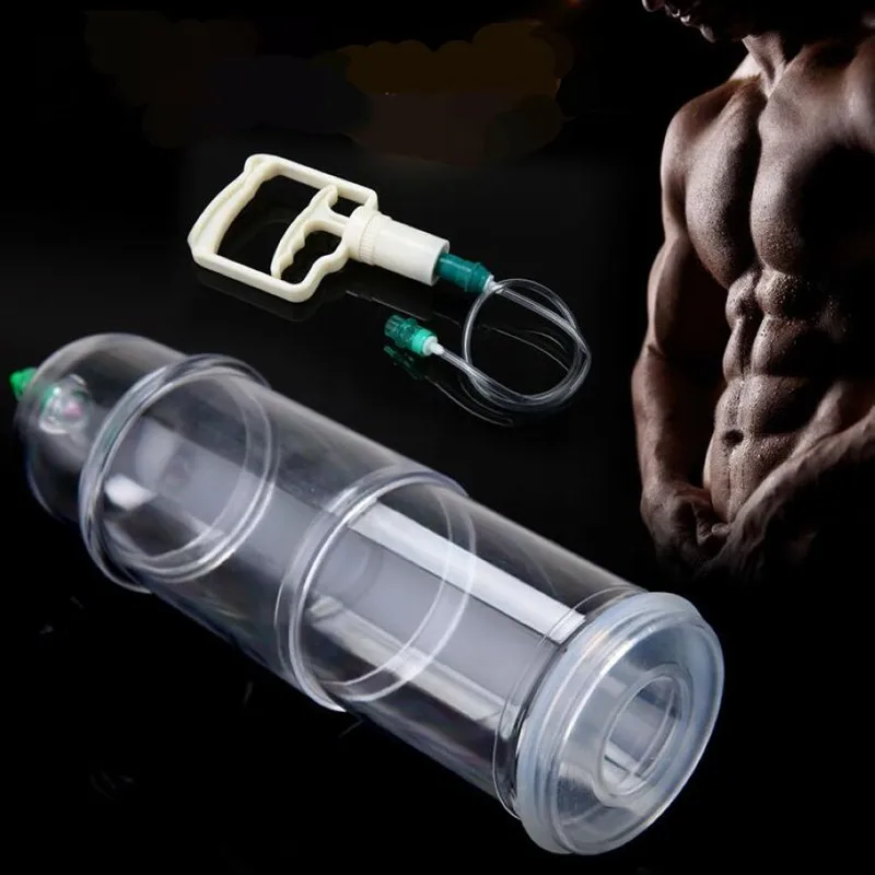 Handheld Harmless Magic Male Vacuum Cupping Cup Set for Manhood