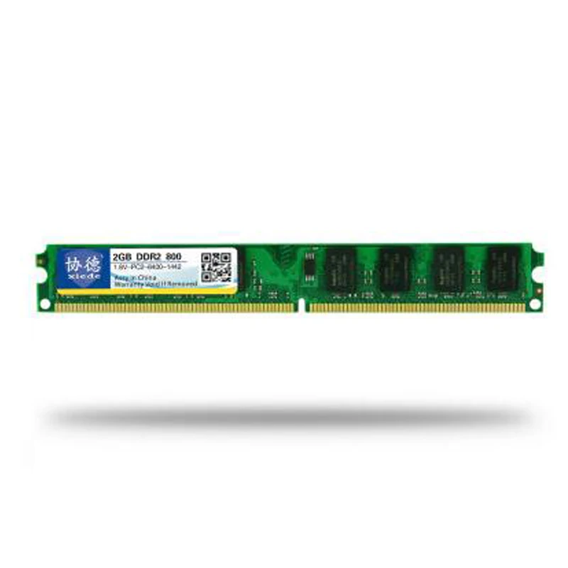 Brand Xiede Sealed DDR2 800 / PC2 6400 5300 4200 4GB 2GB 1GB Desktop RAM  Memory compatible with DDR 2 800 667 533MHz PC RAM