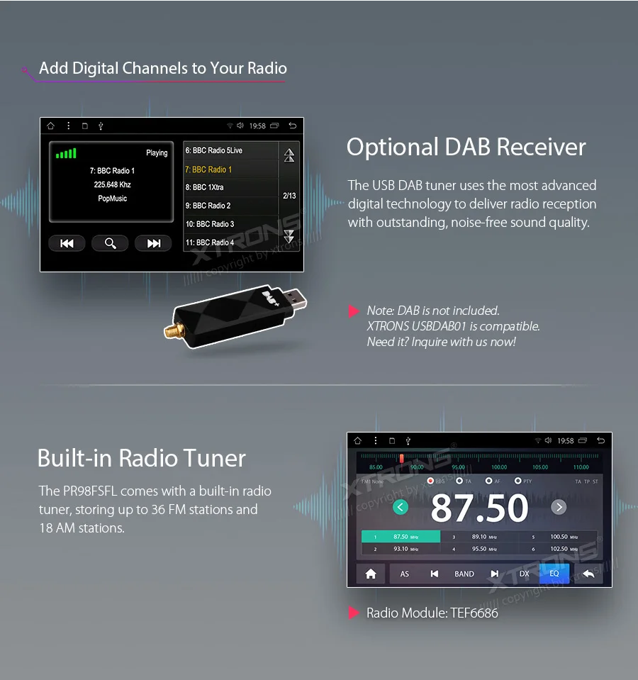 Perfect XTRONS 9" Android 8.1 Octa Core 2GB RAM 32GB ROM Car Multimedia Player GPS navigation for Ford focus 2012-2017 TPMS DAB No DVD 13