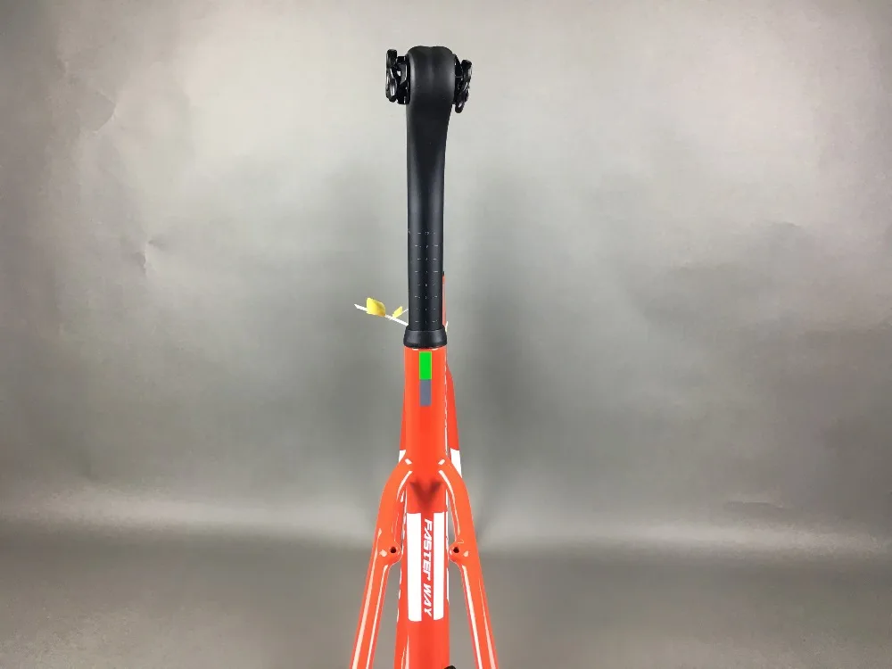 Top 2019 design super light FASTERWAY classic carbon road frameset D Brake carbon bike frame:Frameset+Seatpost+Fork+Clamp+Headset 88