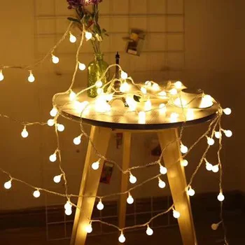 

3M 6M 10M Battery Waterproof Fairy Garland LED Ball Decorative String Lights for Christmas Tree Wedding Home Indoor Decoration