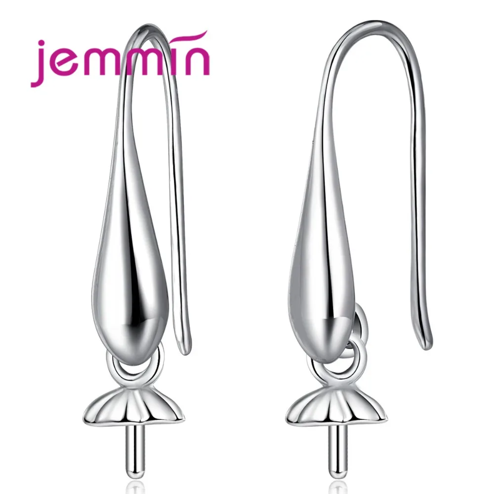 

Jemmin Exquisite Fresh Korea Style Unbrella Shape 925 Sterling Silver Earrings Clasp for Making Women Wedding Party Components