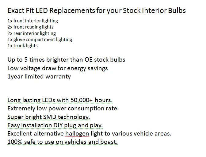 7 шт./лот авто-Стайлинг ксенон белый CAN-BUS менеджера светодиодный Подсветка салона для Audi A4 B5 S4 седан
