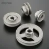 dophee 1pcs Sewing Machine Aluminum Pulley Wheel 45-120mm Solid Hollow Timming Transfer Wheel Sewing Machine Spare Parts ► Photo 2/6