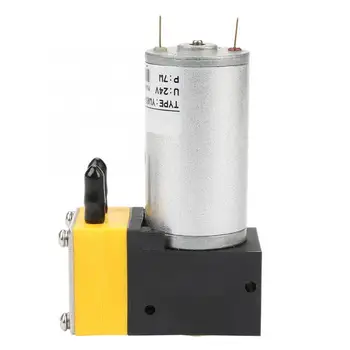 

24V 0.4-1L/min Miniature Diaphragm Pump Vacuum Pump For Gas/Liquid 0-40 Degree 4 M 8.5*3.3cm/3.4*1.3in