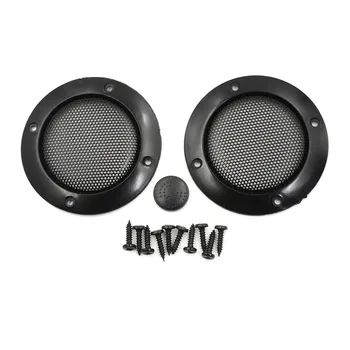 

2PCS 2 inch Black Replacement Round Speaker Protective Mesh Net Cover Grille Circle Speaker Accessories