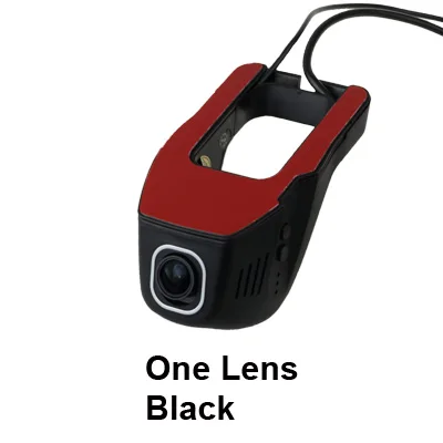 В режиме реального времени SNS Share 1080P Автомобильный Wifi регистратор DVR Dash камера универсальная модель Скрытая установка две камеры опционально - Название цвета: One Lens Black