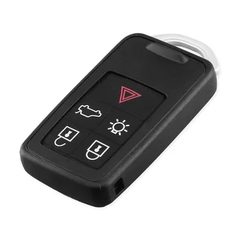 KEYYOU For Volvo S60L/XC60/S80L/V60/V40 5 Buttons Key Blank Fob Case 6 Buttons Remote Key Shell Auto Car Key - KEYYOU For Volvo S60L XC60 S80L V60 V40 5 Buttons Key Blank Fob Case 6