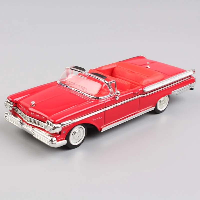 1:43 Масштаб ford 1957 Mercury Turnpike Cruiser, металлический стиль, винтажный автомобиль, металлические Литые игрушечные модели автомобилей для детей - Цвет: 1957 Mercury Tur Red