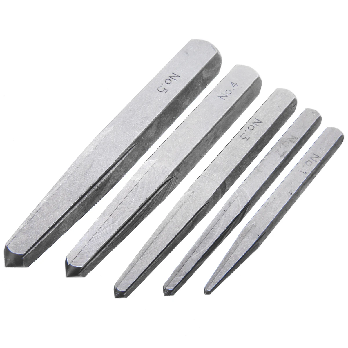 5pcs Screw Extractor Drill Bits Guide Set Broken Bolt Remover Speed Out Stripped Screw Remover Tool