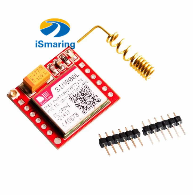 Официальный iSmaring самый маленький SIM800L GPRS GSM модуль Micro SIM карта ядро плата