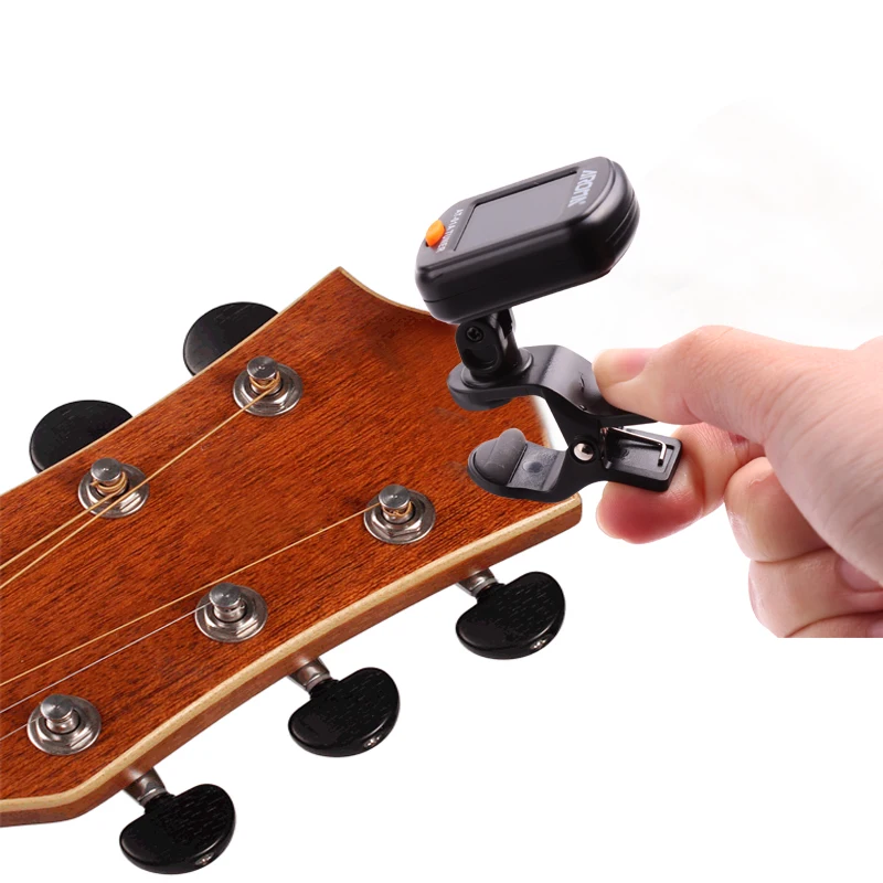 AT-101 AT-01A Digital Clip-on Electric Guitar Tuner Foldable Rotating Clip High Sensitivity Ukulele Guitar Parts & Accessories 4 AT-101 AT-01A Digital Clip-on Electric Guitar Tuner Foldable Rotating Clip High Sensitivity Ukulele Guitar Parts & Accessories 4