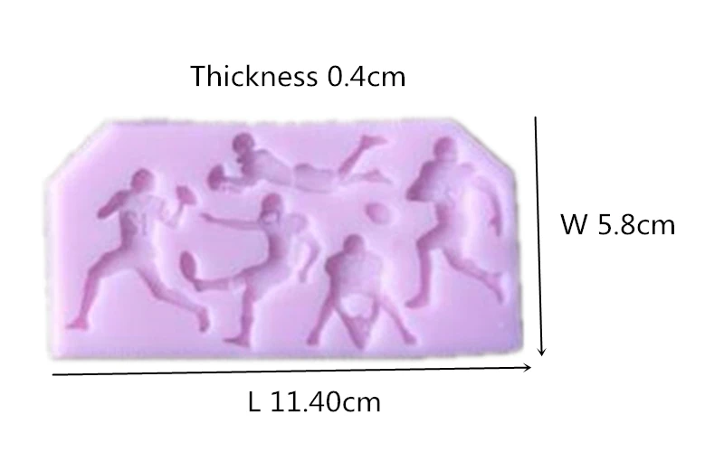 Sports Silicone Cake Mold 19