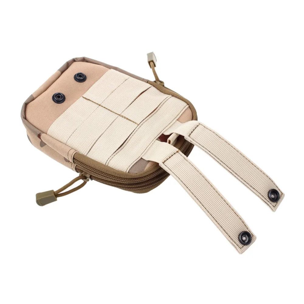 Universal Outdoor Tactical Holster Military Molle Hip Waist Belt Bag Wallet Pouch Purse Phone Case with Zipper for IPHONE X S11