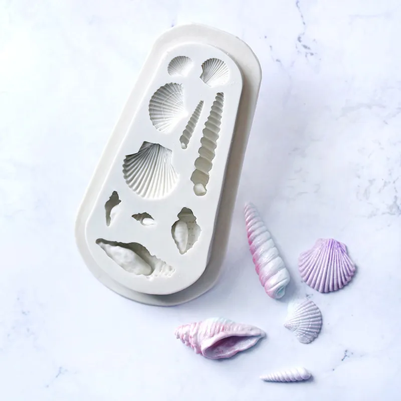 

Ocean Series Silicone Mould DIY Fondant Cake Mould Chocolate Gummy Tool J085