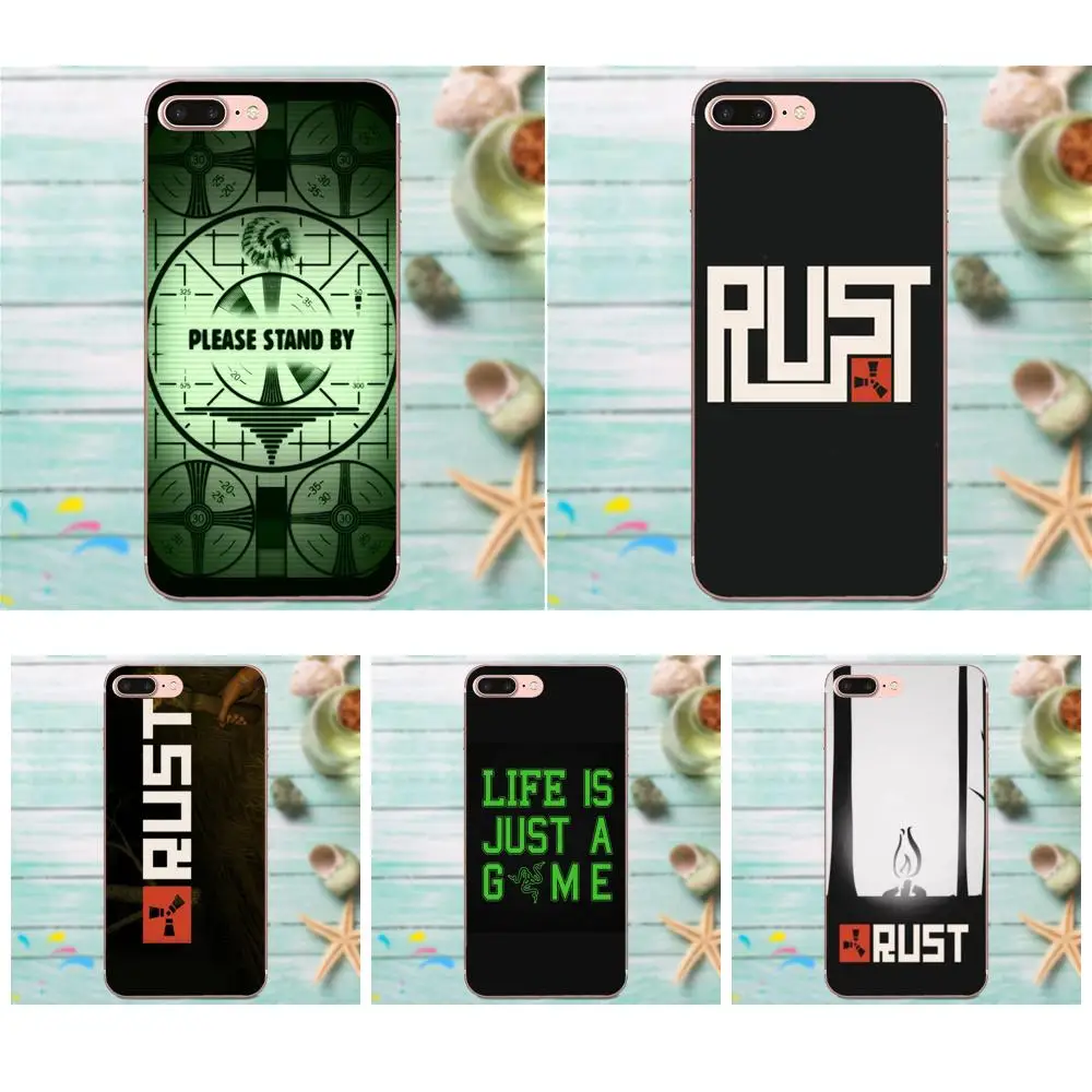

Soft TPU Cute Skin For Xiaomi Redmi Mi Note 7 8 9 SE Pro Lite Go Play Rust Game