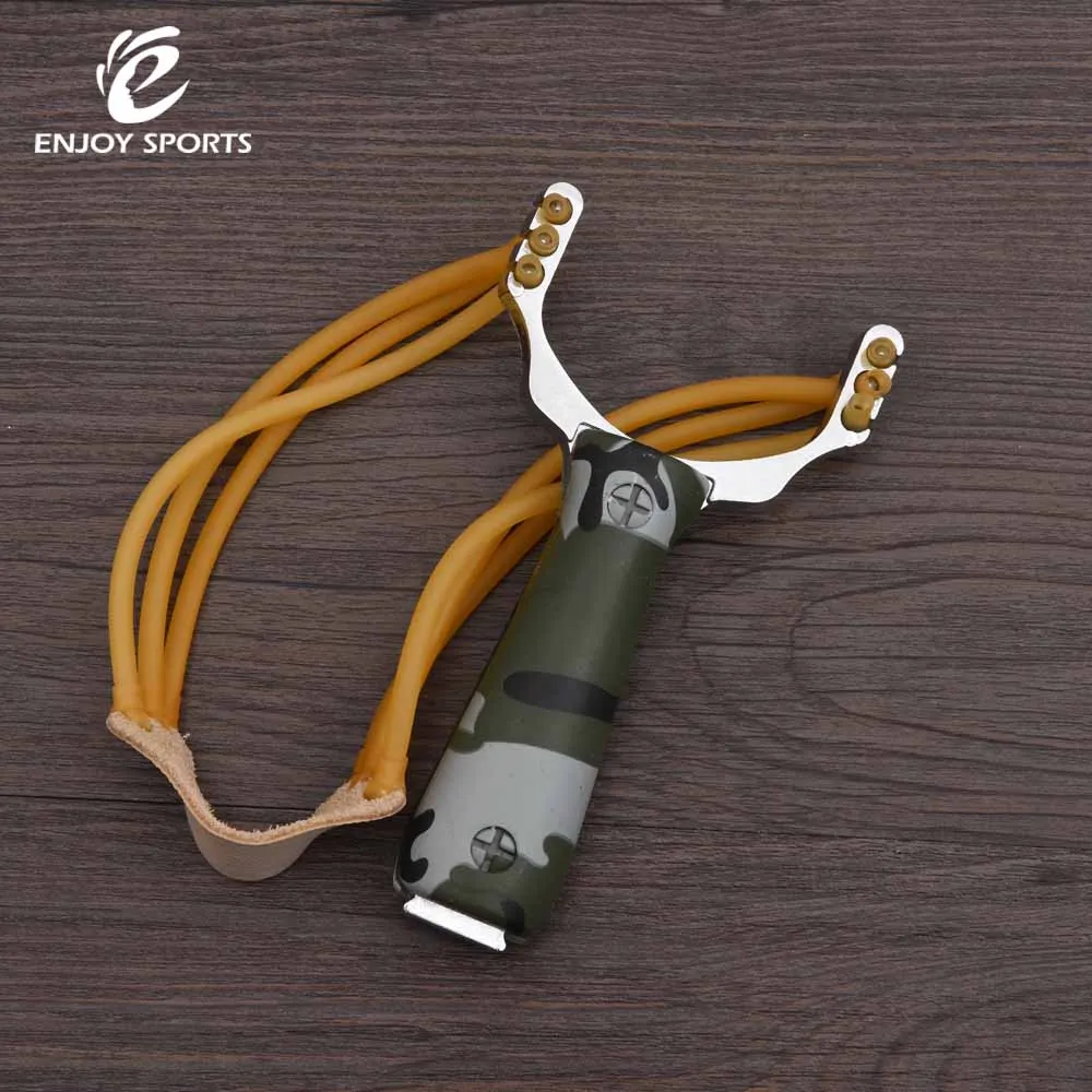 Camouflage Powerful Sling Shot Slingshot Aluminium Alloy Slingshot Bow