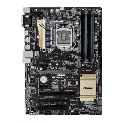 

H170-PLUS D3 Desktop Motherboard H170 Socket LGA 1151 i7 i5 i3 DDR3 64G SATA3 USB3.0 ATXmotherboard used 90%new